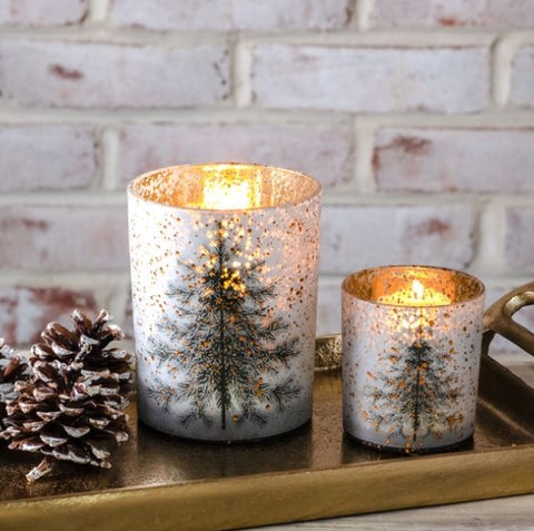 GOLD TREE DOTS LANTERN