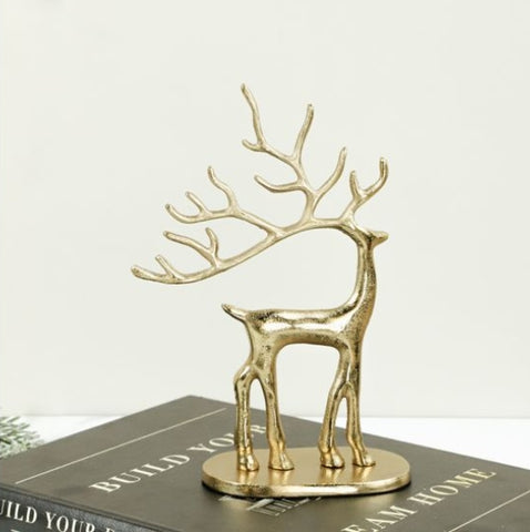 10" GOLD REINDEER