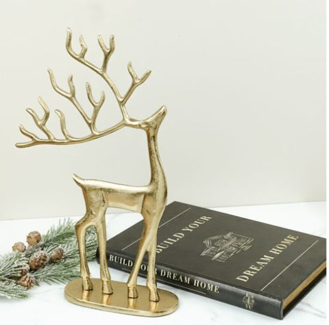 16" GOLD REINDEER