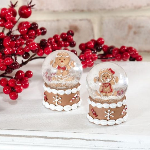 GINGERBREAD MINI SNOWGLOBE