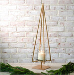 26" GOLD TREE CANDLE STAND