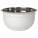 Matte Steel White Mixing Bowls Set of 3