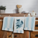 Hydrangea- Ruffled Tea Towel