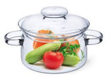 Clear Glass Simmer Pot With Lid