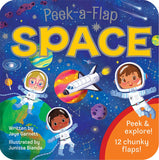 Peek-a-Flap Space Interactive Novelty Board Book