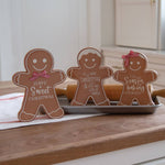 Christmas Words Gingerbread Sitters