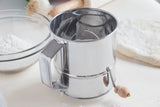 Flour Sifter, 3-Cup, 5.5" x 5.5" x 5"