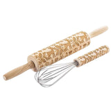 Embossed Decorative Whisk, Winter Design