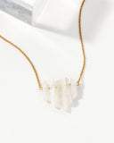 Rainy Day Necklace - Mystic Clear AB Quartz