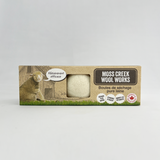 100% Pure Wool Dryer Balls | 3-Pack Barn Box | White