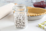 Ceramic Pie Weights with Mason Jar, 9.5-Ounce