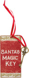 Vintage Santa's Magic Key Ornament