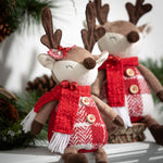 Plush Sitting Reindeer