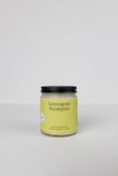 Lemongrass Eucalyptus Essential Oil Beeswax Jar Candle