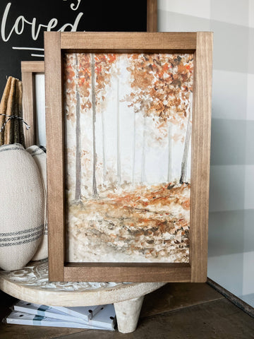 Autumn Forest | Watercolor Wall Decor