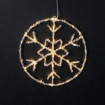 Lighted Snowflake Circle