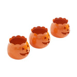 Jack-O-Lantern Candle Holder  3x3.5x3.5