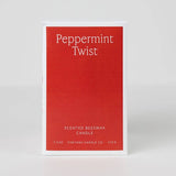 Peppermint Twist Essential Oil Beeswax Jar Candle: Non-Toxic