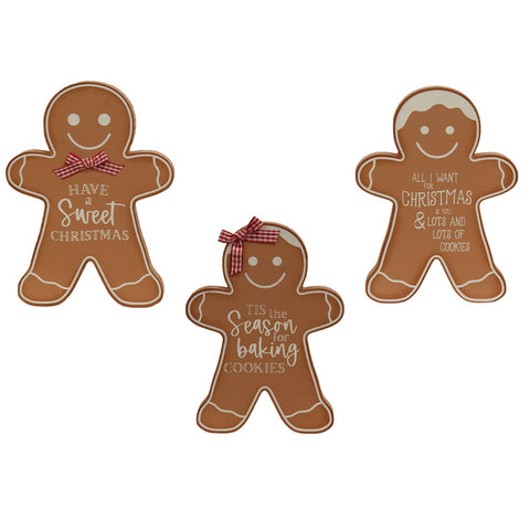 Christmas Words Gingerbread Sitters