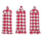 Red Gingham Check Kitchen Towel