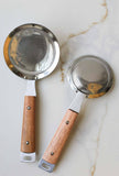 Heirloom Wood Large Mesh Strainers