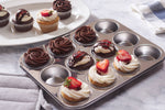 Stainless Steel 12 Cup Muffin Pan, 10.5" x 13.75"