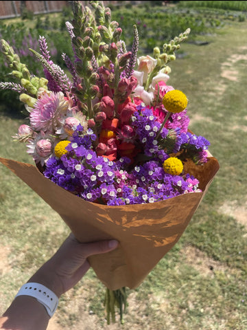 Large Wrapped Homegrown Bouquet