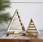 MODERN HOLIDAY TREE- SET OF TWO