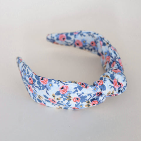 Knotted Headbands for Women: Rosa Periwinkle