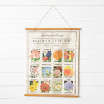 Canvas Wall Hanging - Flower Seed Co.