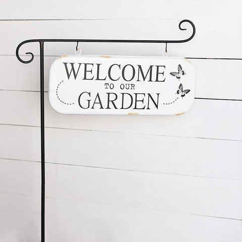 Welcome to Our Garden Sign