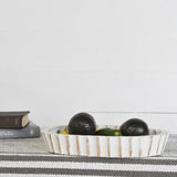 STRIPE PATTERN WOOD TRAY