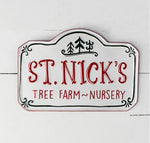 ST. NICK'S SIGN TIN