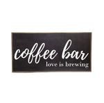 32x16 Chalkboard Look Coffee Bar Sign