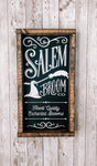 Salem Broom Wood Sign